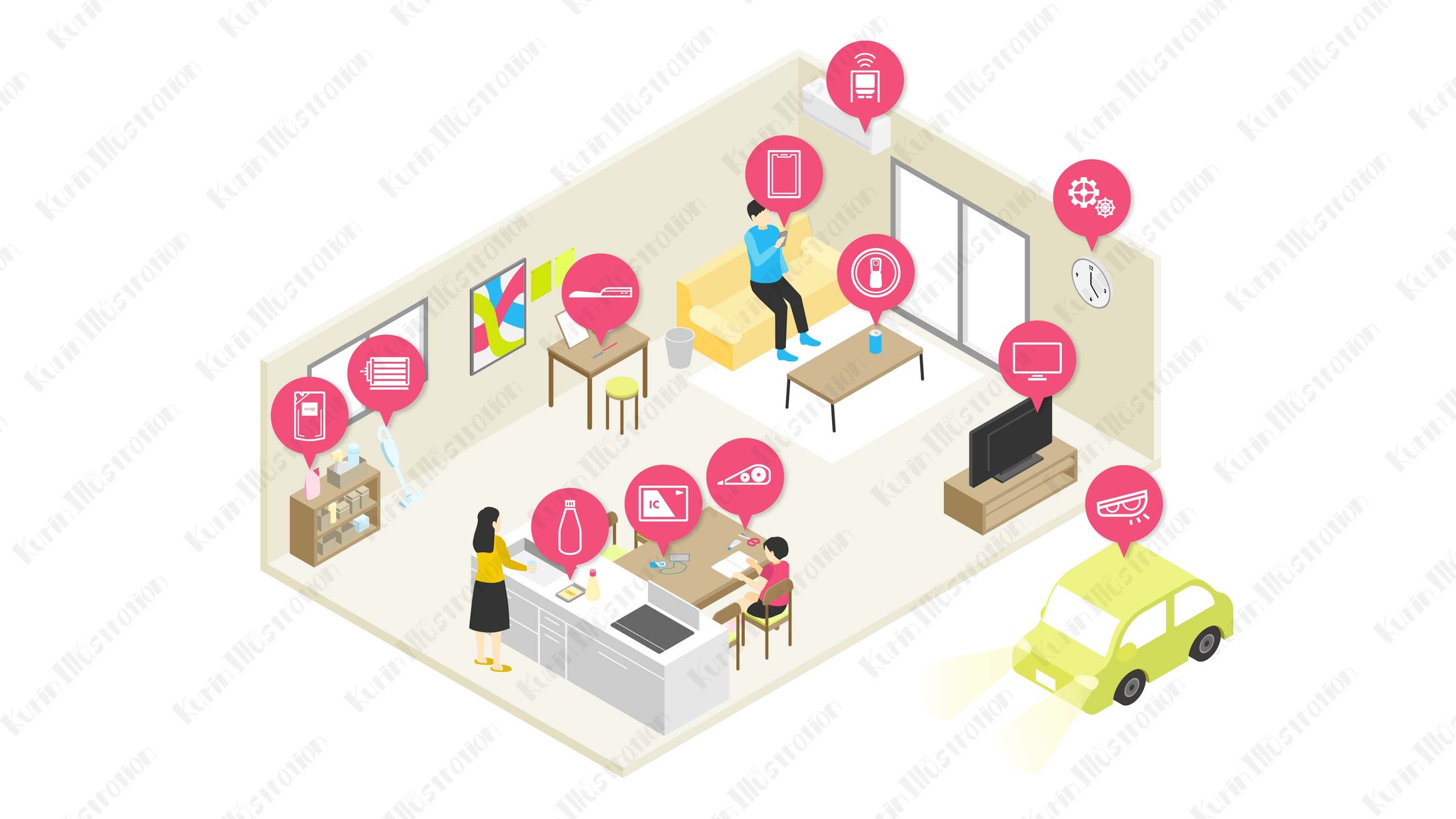 【WEBサイト用イラスト制作】株式会社多加良製作所様-1