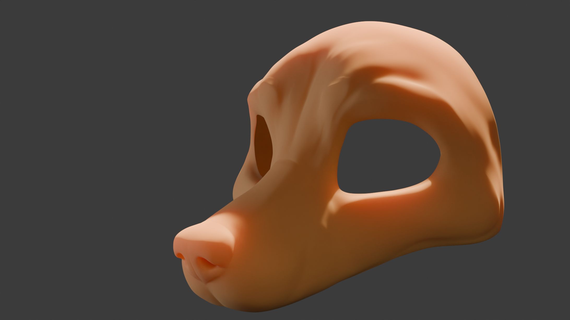 Wolf Fursuit Mask-1