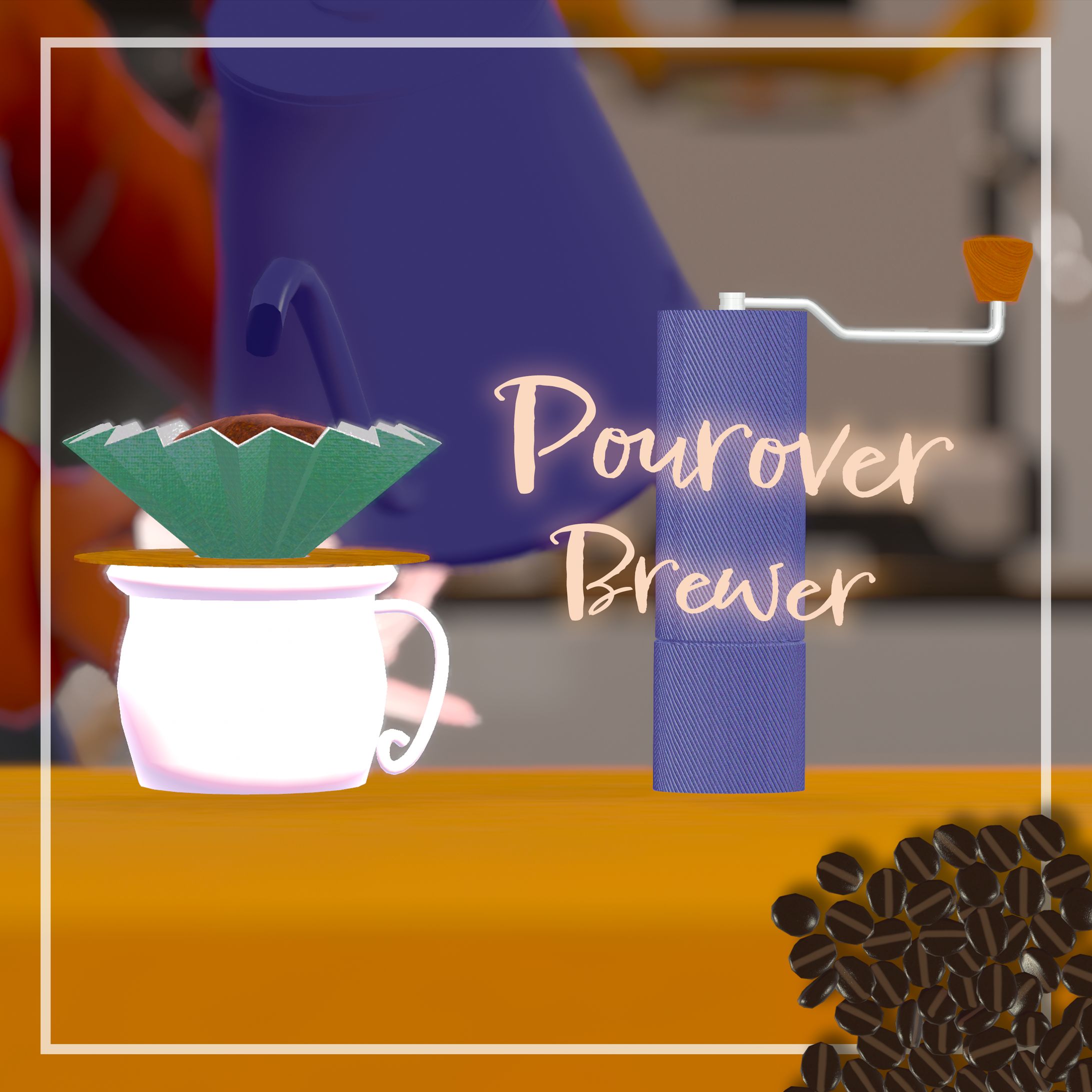 【VRChat】Pourover Brewer【ワールドギミック】-1