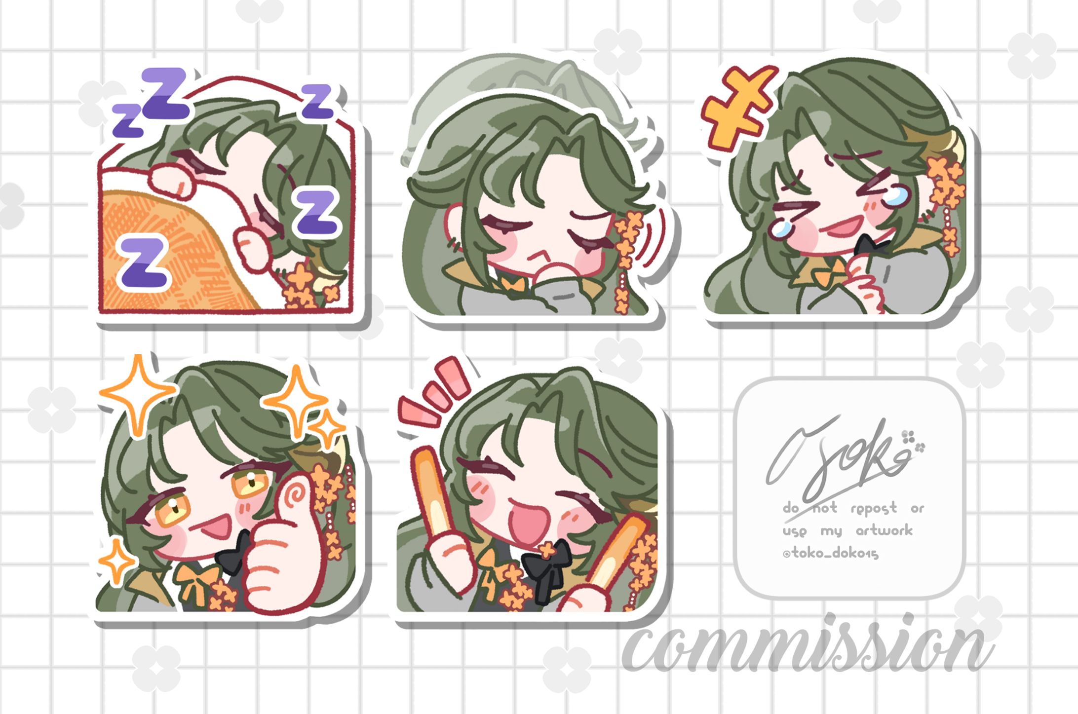 【ご依頼】ツイキャス用スタンプ-1