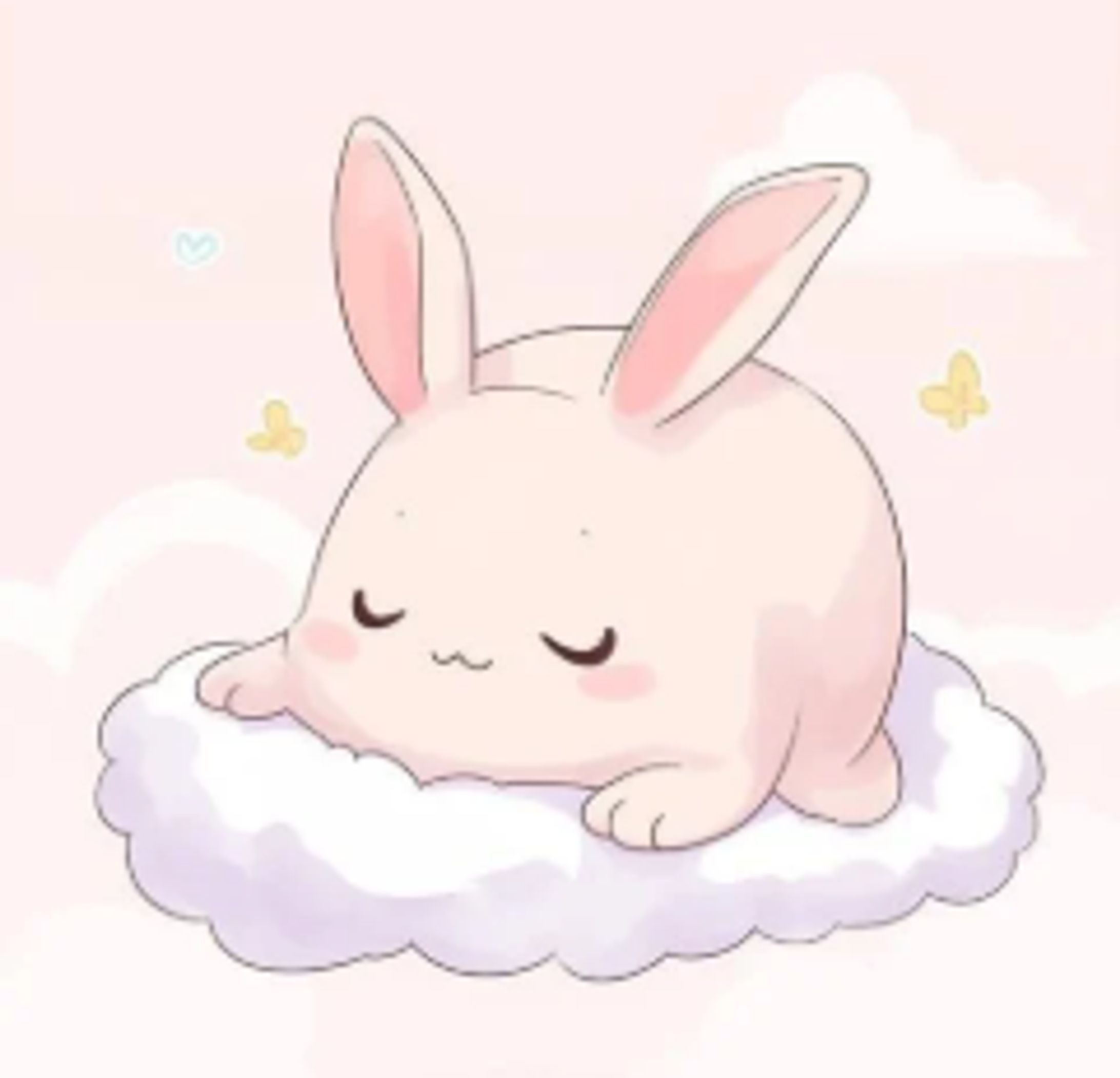 うさぎのおねんねアート-1