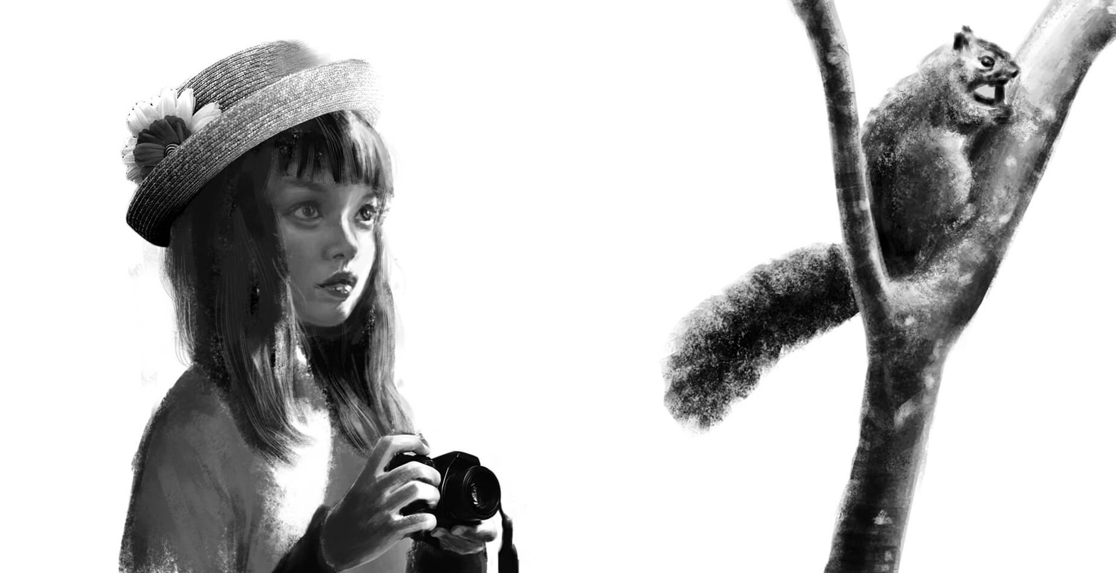 写真家の少女-1
