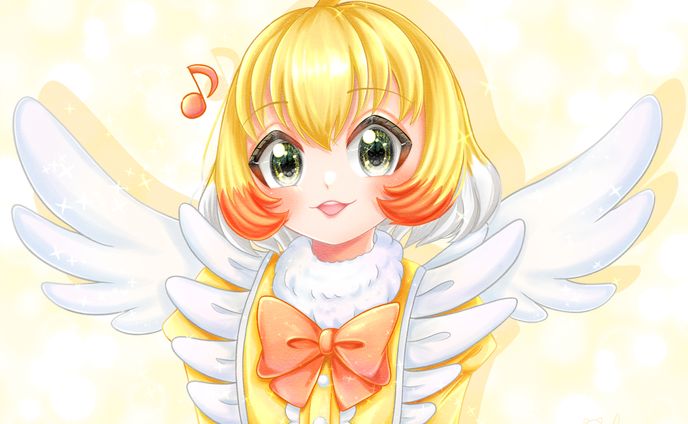 オカメインコ 擬人化 琴梨ちゃん