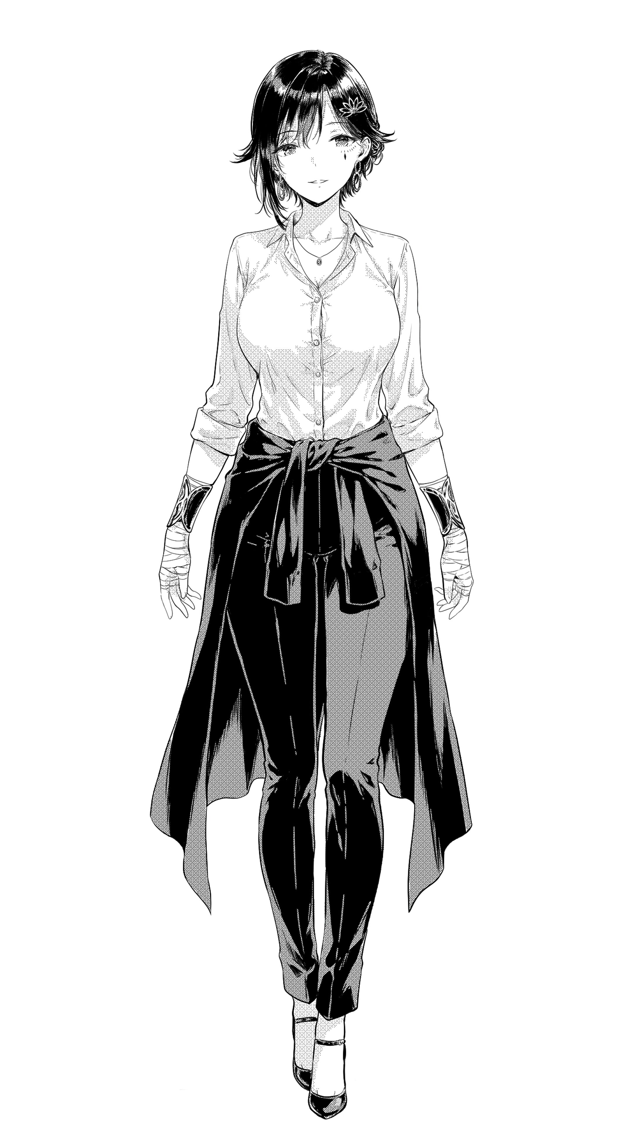 格闘系漫画企画のキャラデザ-1