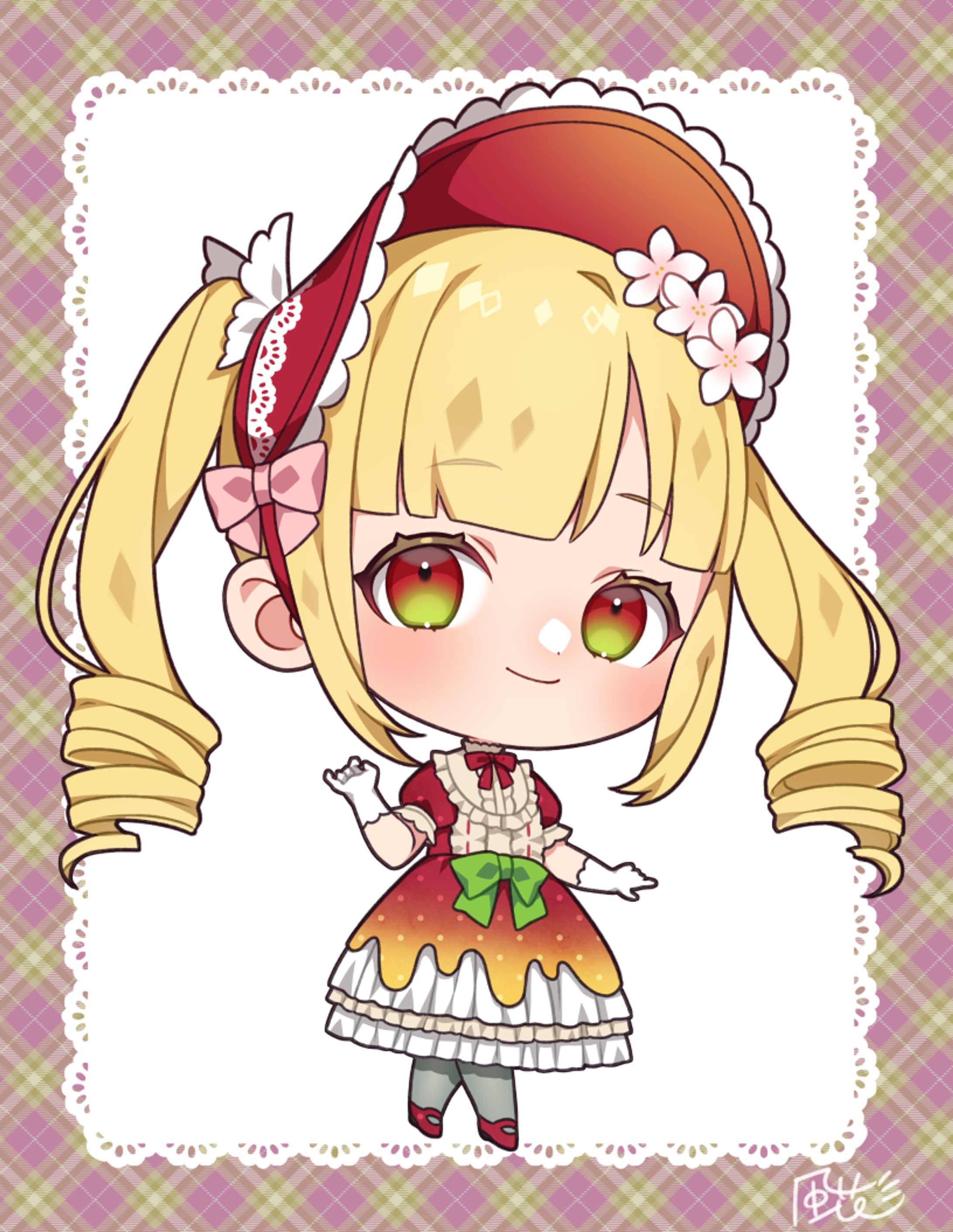 【創作】ミニキャライラスト-1