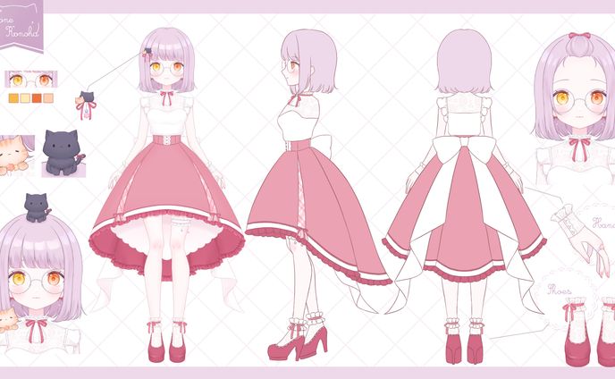 【三面図】葵音琴葉様