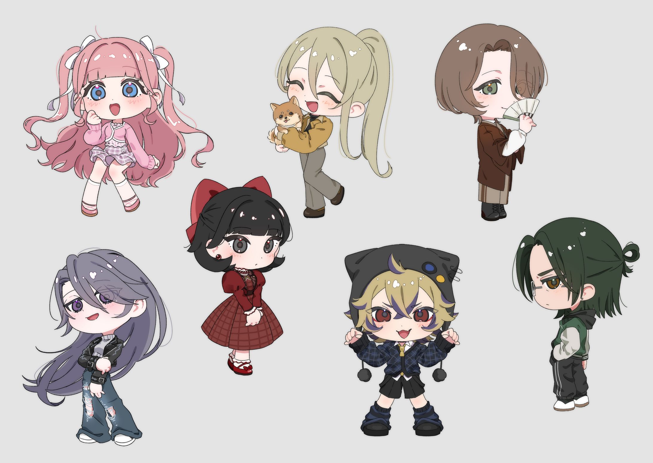 【2025年度卒業制作】IROHA＊DAYS/デフォルメ立ち絵-1