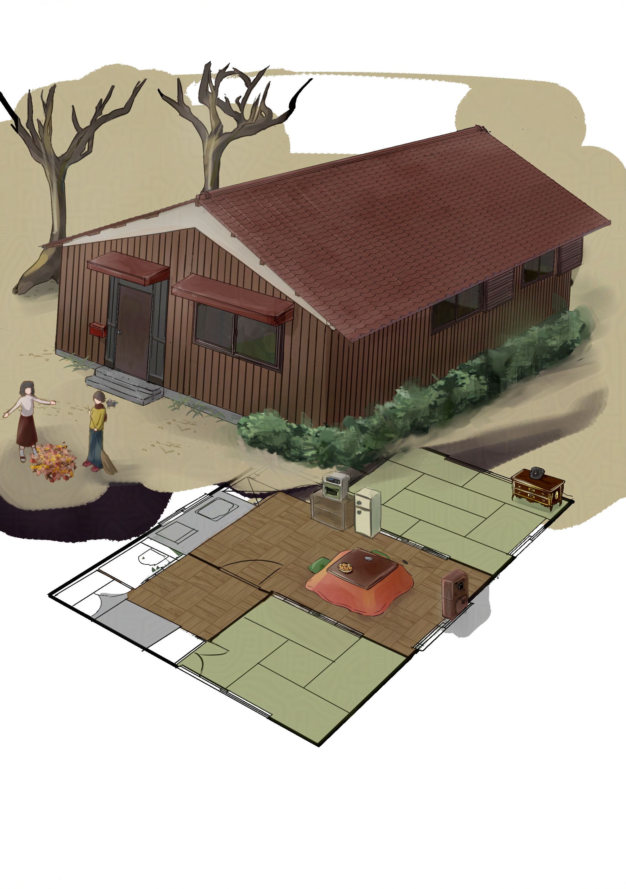 【オリジナル】昭和の平屋-1