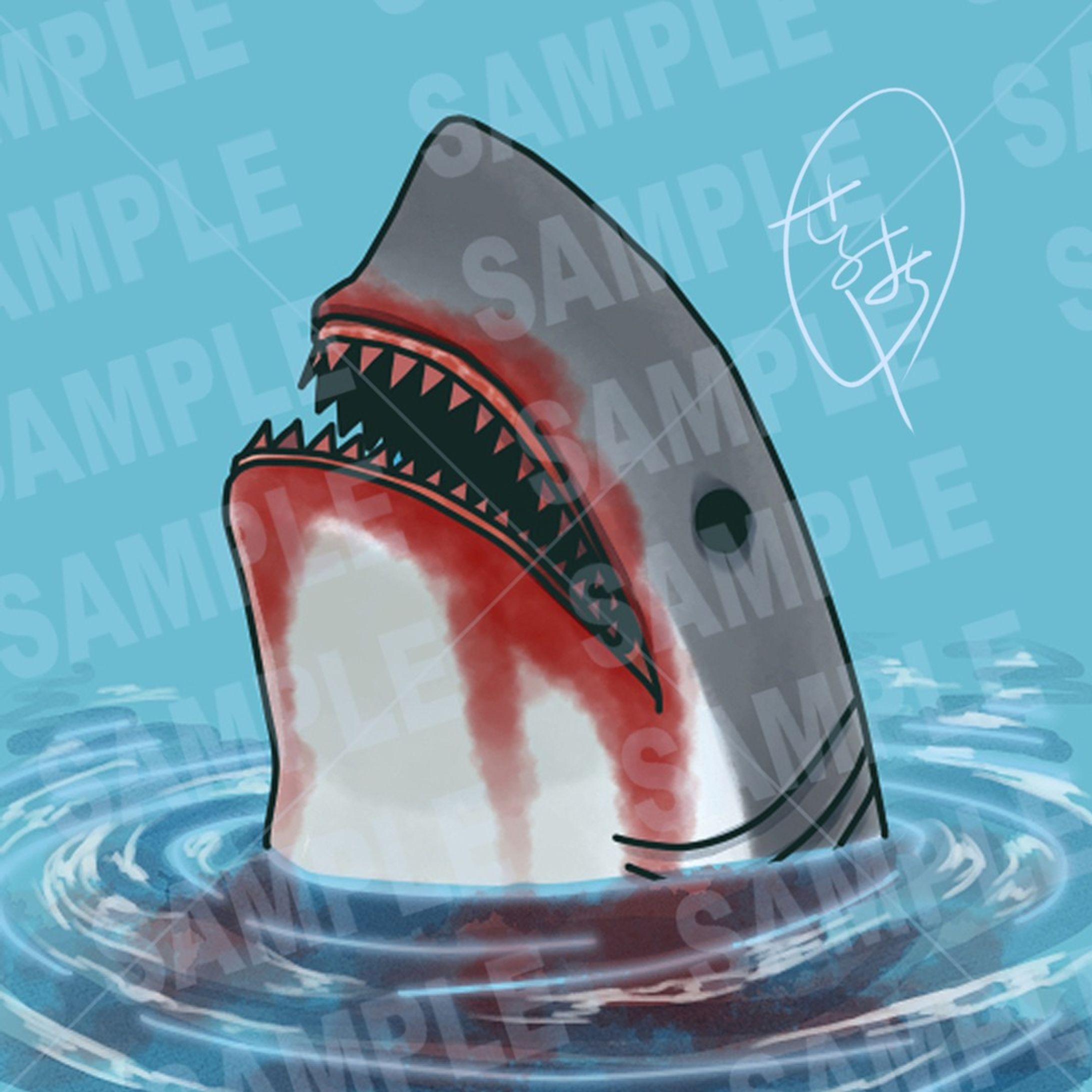 ココナラにてご依頼いただいておりましたアイコンイラスト先日1件納品させていただきました！この度はご依頼いただきありがとうございました！

ココナラ：http://coconala.com/users/2133939/
#魚　#魚イラスト　#イラスト　#イラスト依頼　#サメ　#ココナラ-1