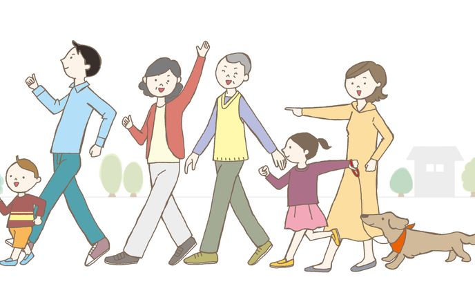笑顔（冊子）カットイラスト