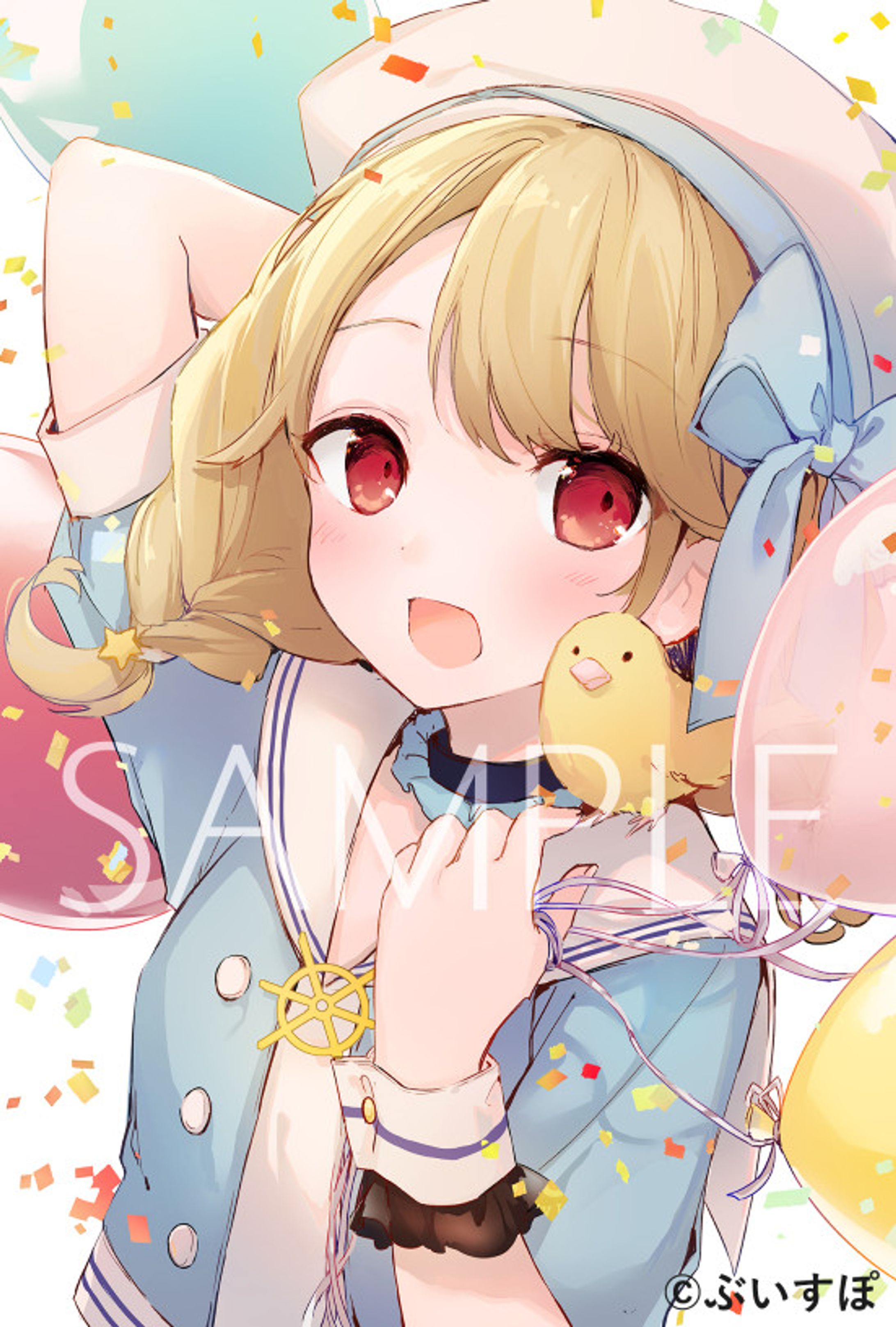 「ぶいすぽっ！」小雀とと様 1周年記念グッズイラスト-1