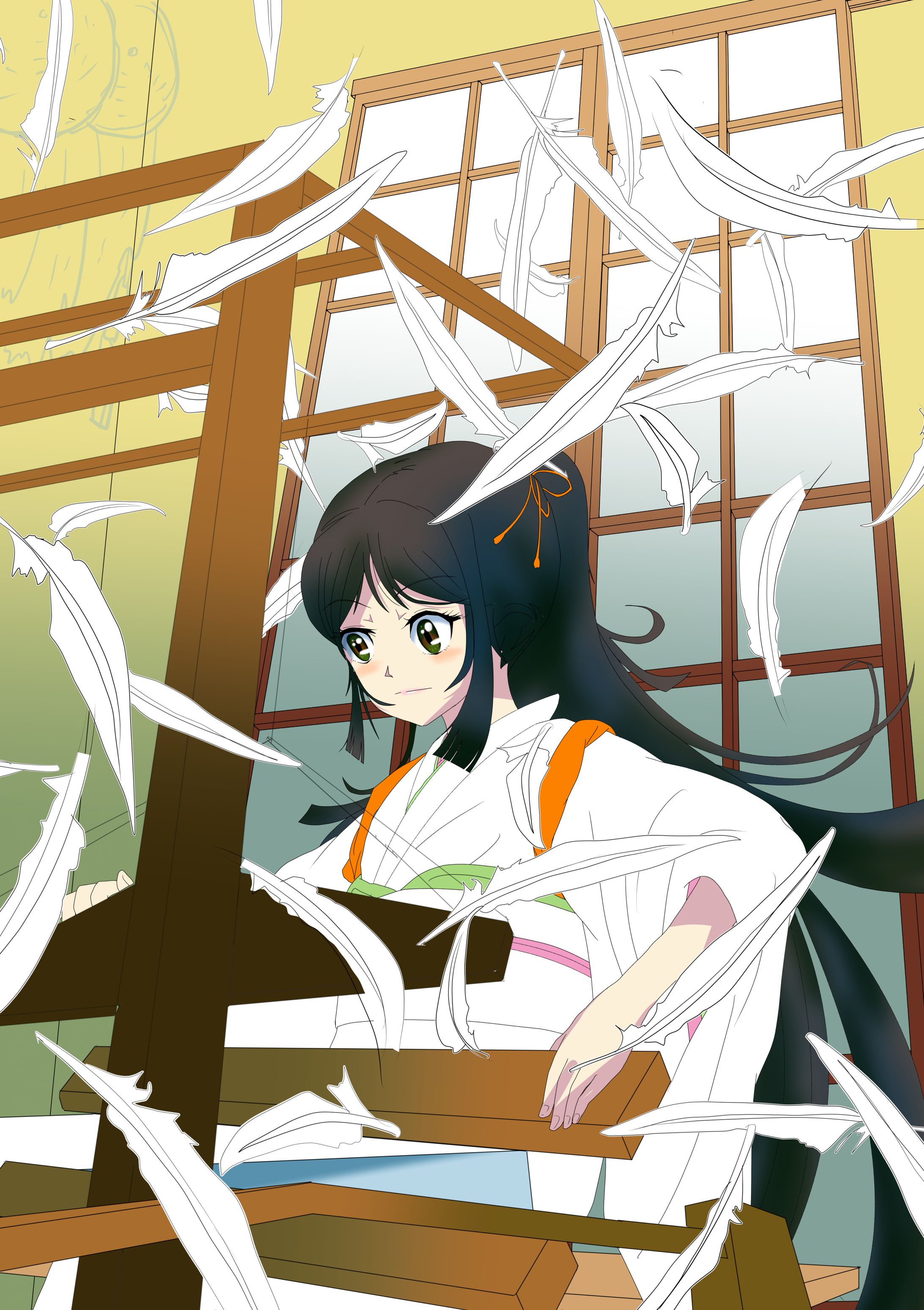 酒林堂2019「鶴」告知イラスト-1