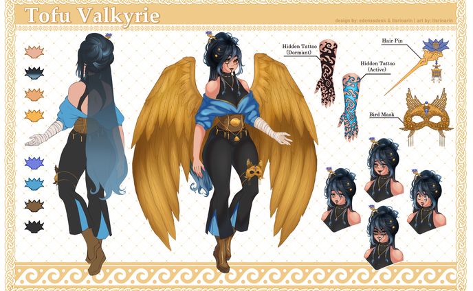 Tofuu Reference Sheet