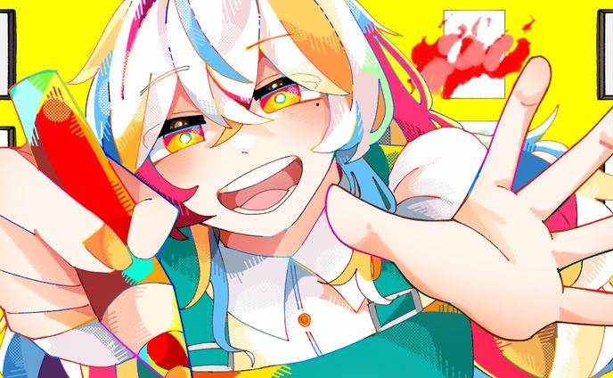 キャンバスfeat,初音ミク/MVイラスト