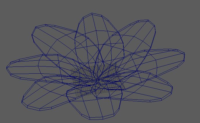 maya_初めての3D作成_花