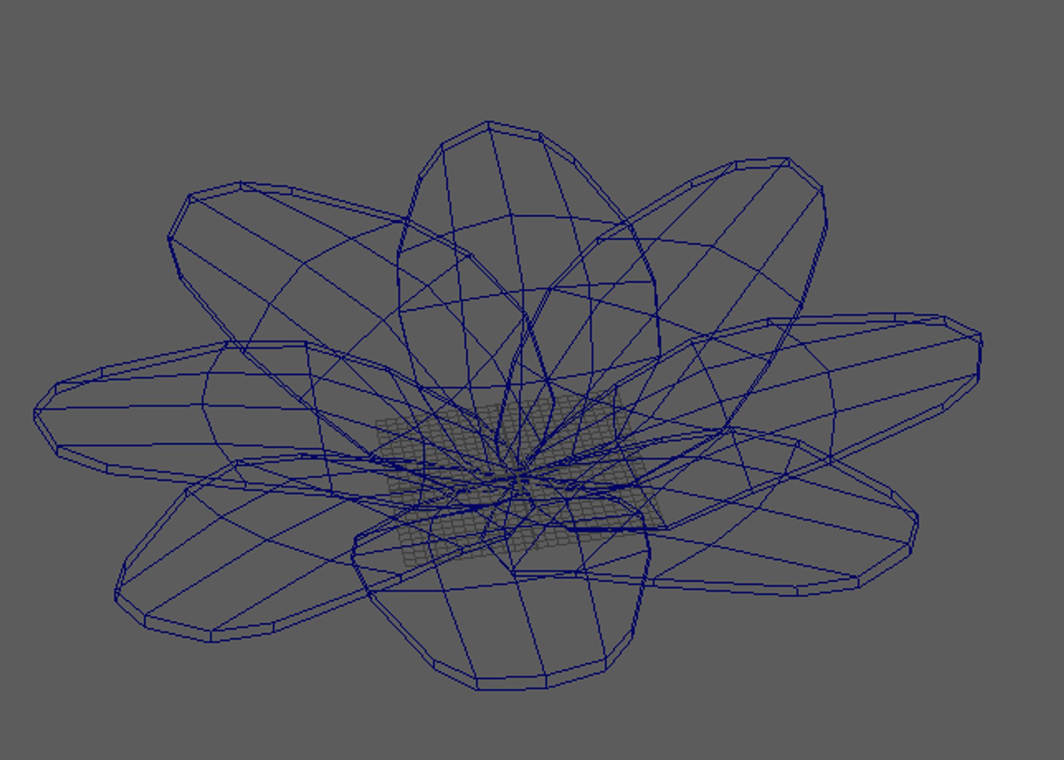 maya_初めての3D作成_花-1
