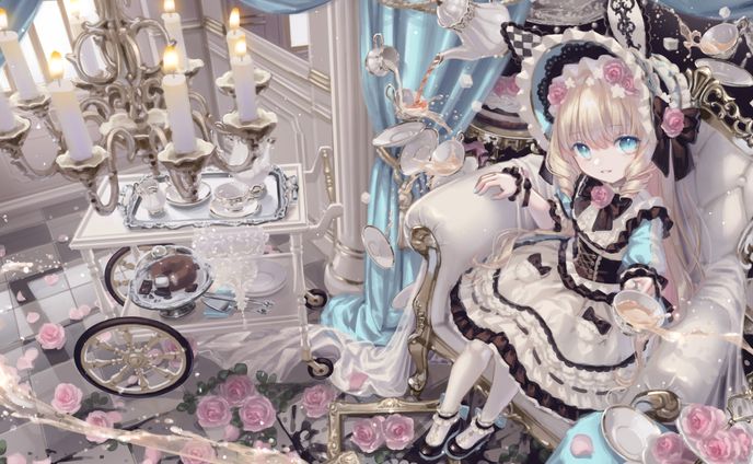 お茶会に誘われて