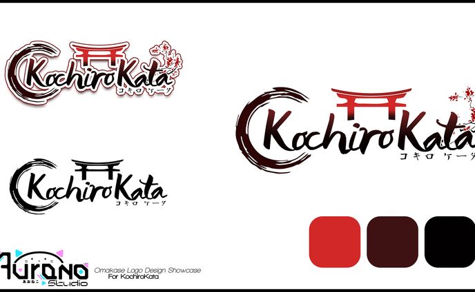 Kochiro Kata Omakase Vtuber Logo Design