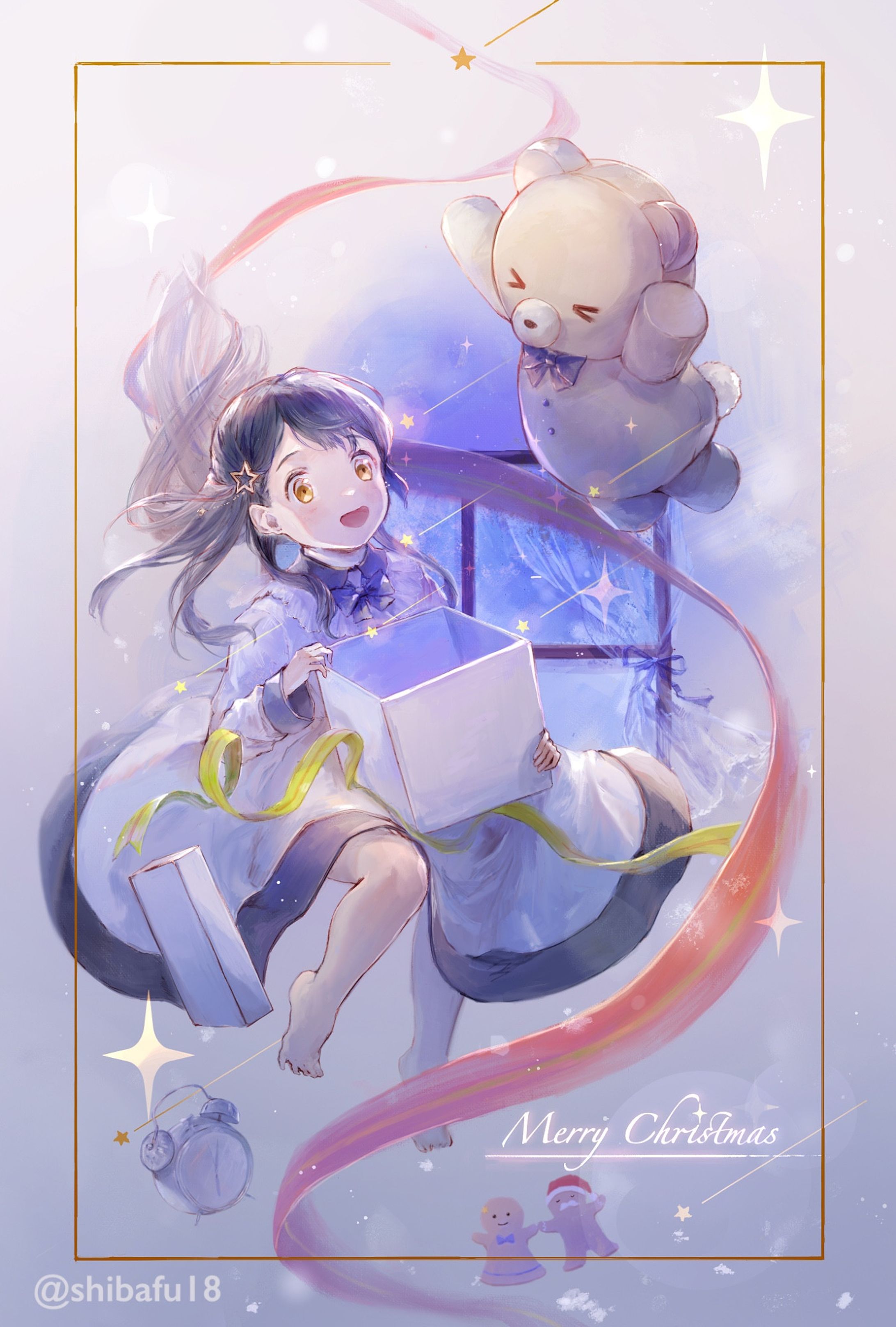 イラスト：メリークリスマス🎁⭐️-1