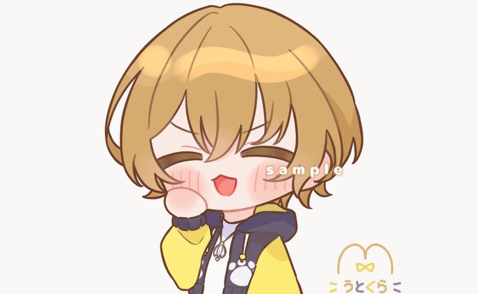 Lapis Live所属 花畔雪様 ＳＤイラスト【バストアップ】