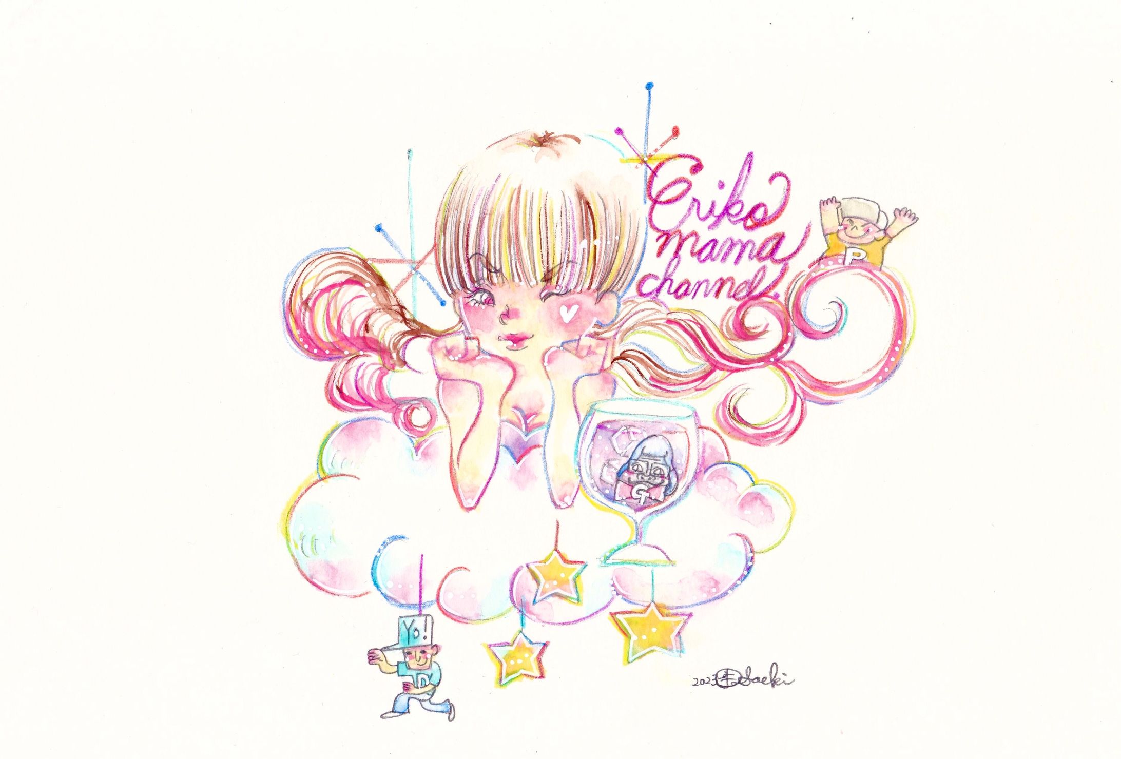 YouTubeチャンネルアイコンイラスト-1