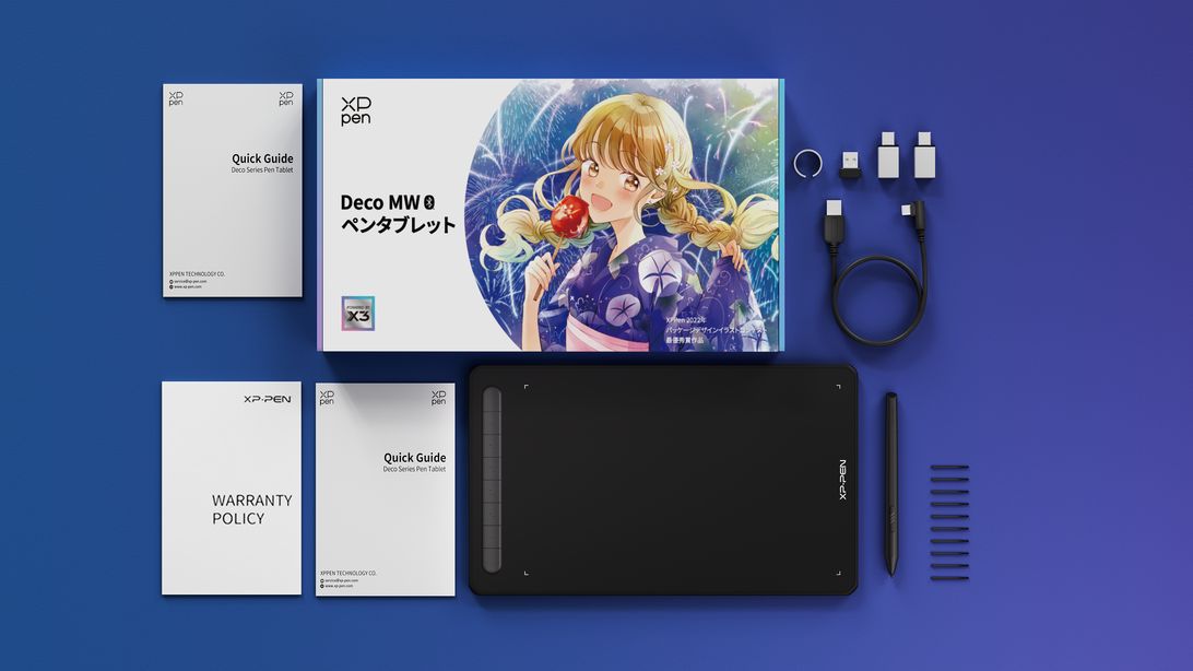 XP-Pen Deco MWペンタブレット　イラコン記念版 835a357dbfcb9ba5eb817f91217c01