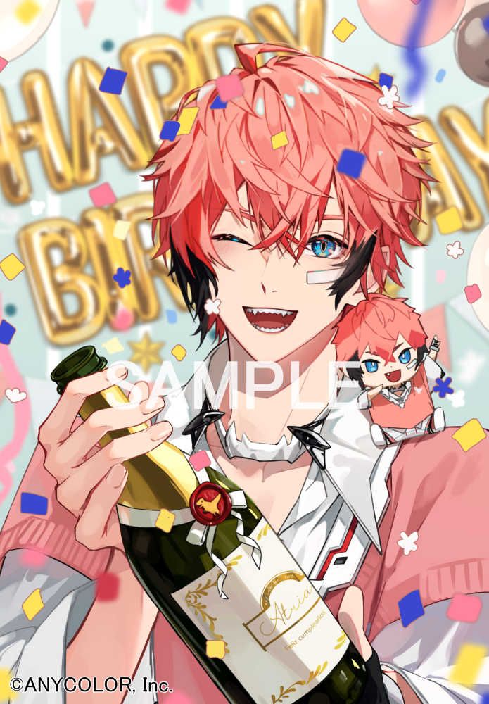 にじさんじ所属赤城ウェンさんのお誕生日イラスト