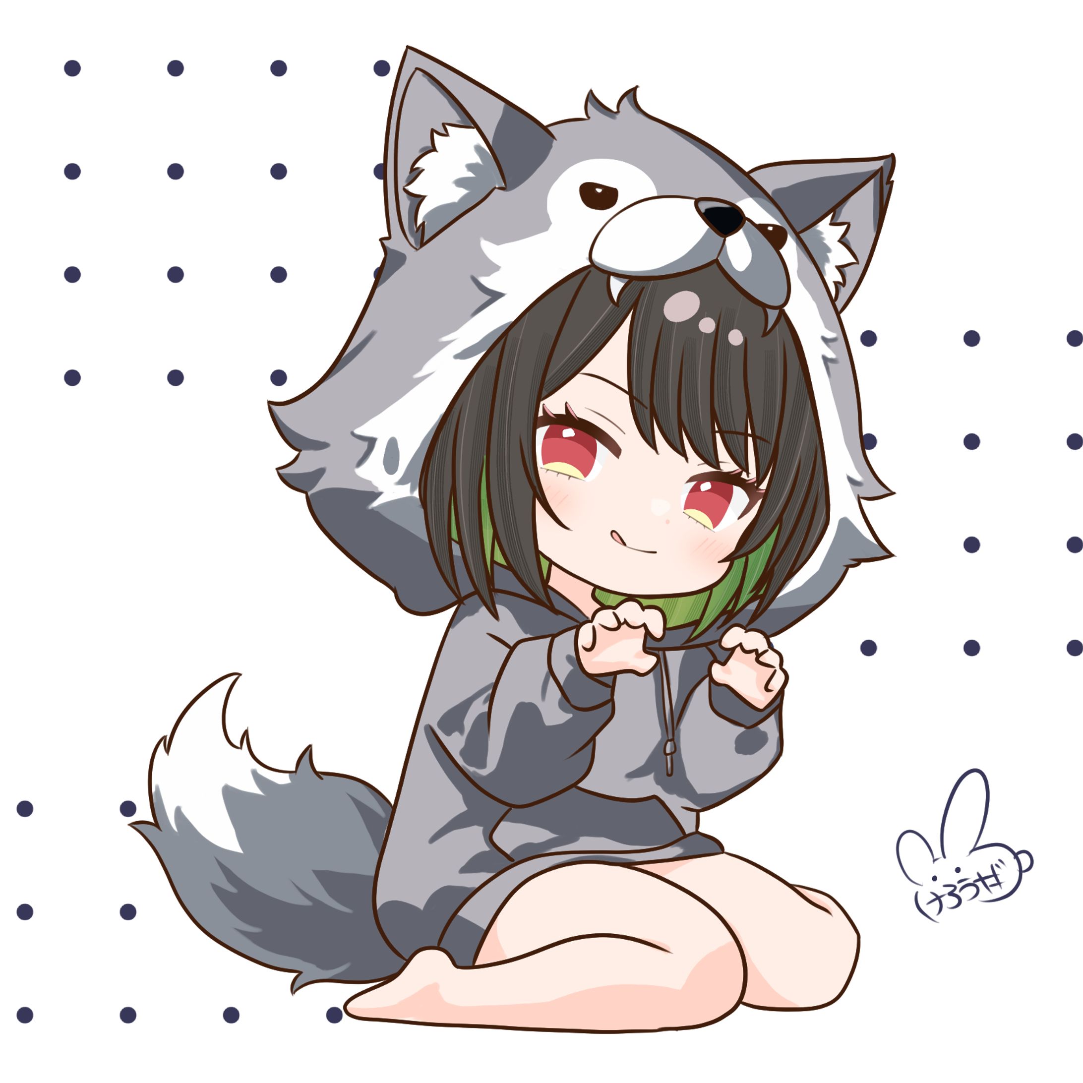 狼パーカー -1