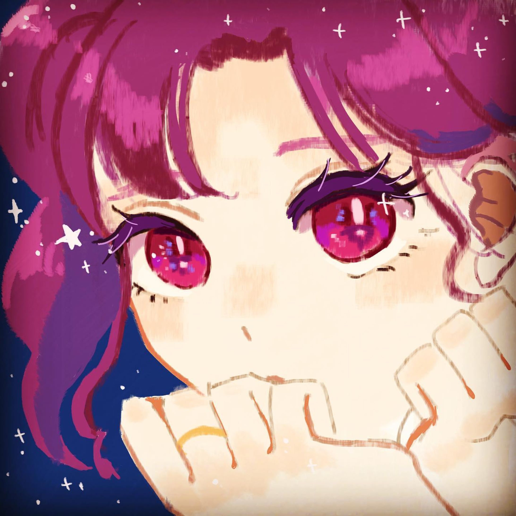 #きらきら #キラキラ #girl #illustration #kawaii #illust  #イラストグラム #オシャレコーデ-1