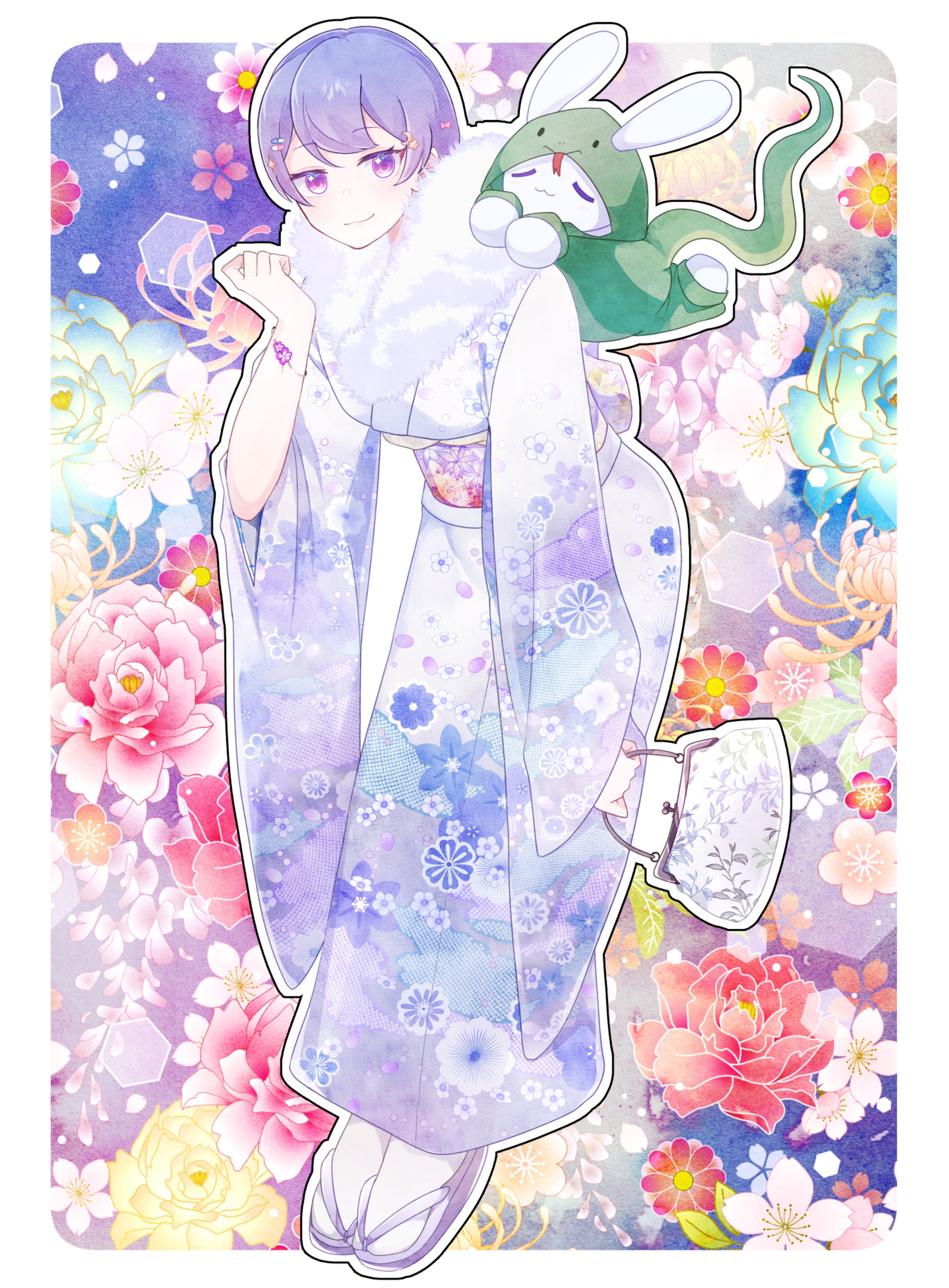 【お仕事】新年イラスト/前田ノカ様-1