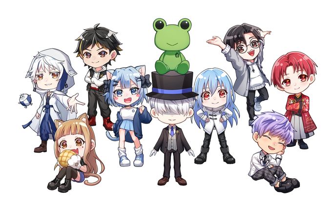 サムネ制作、オリキャラ