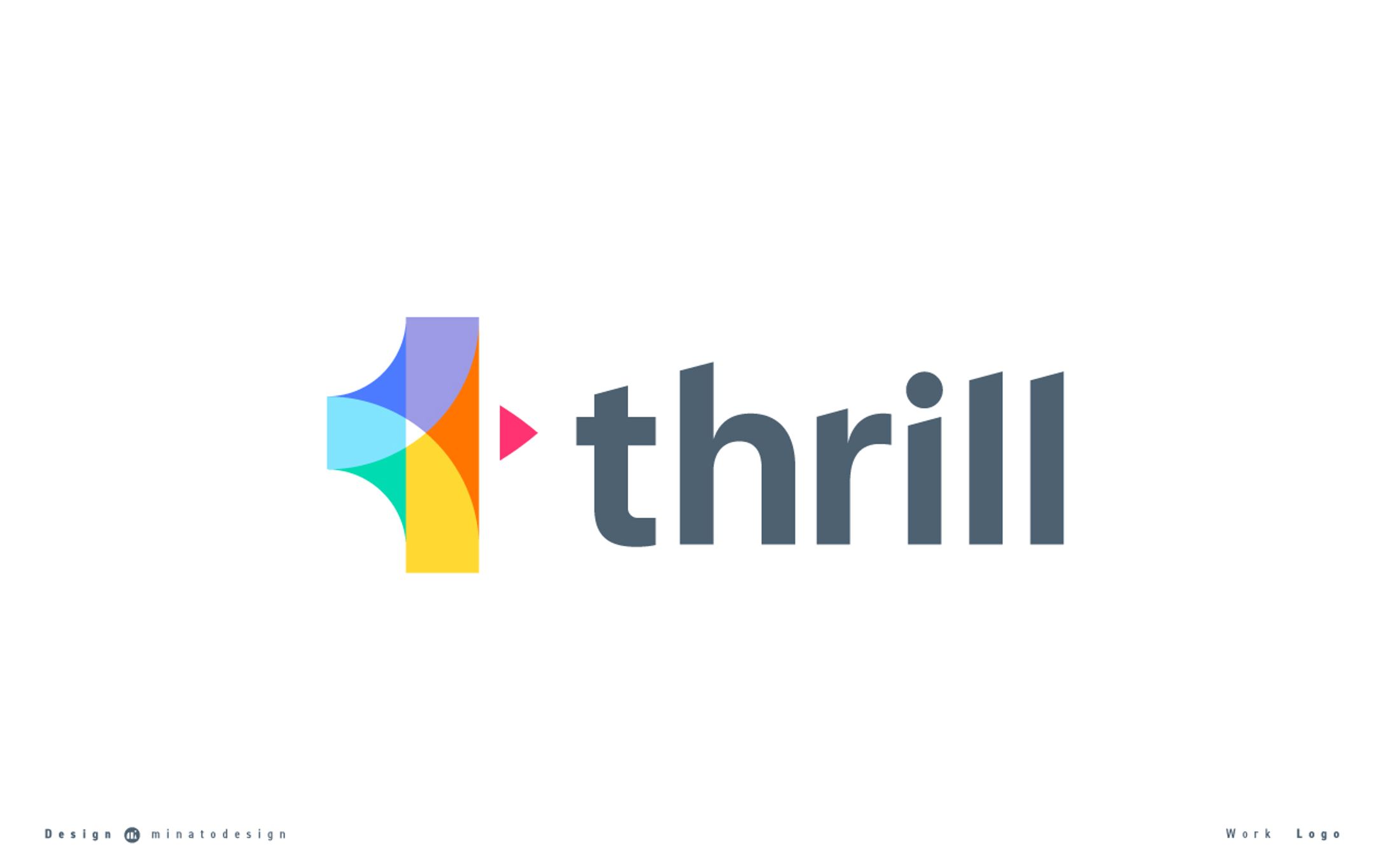Vライバー事務所　thrill　ロゴマークデザイン-1