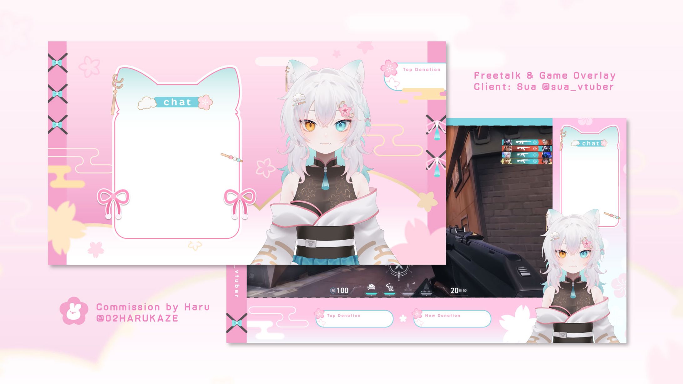 Sua - Stream Overlay Commission -1