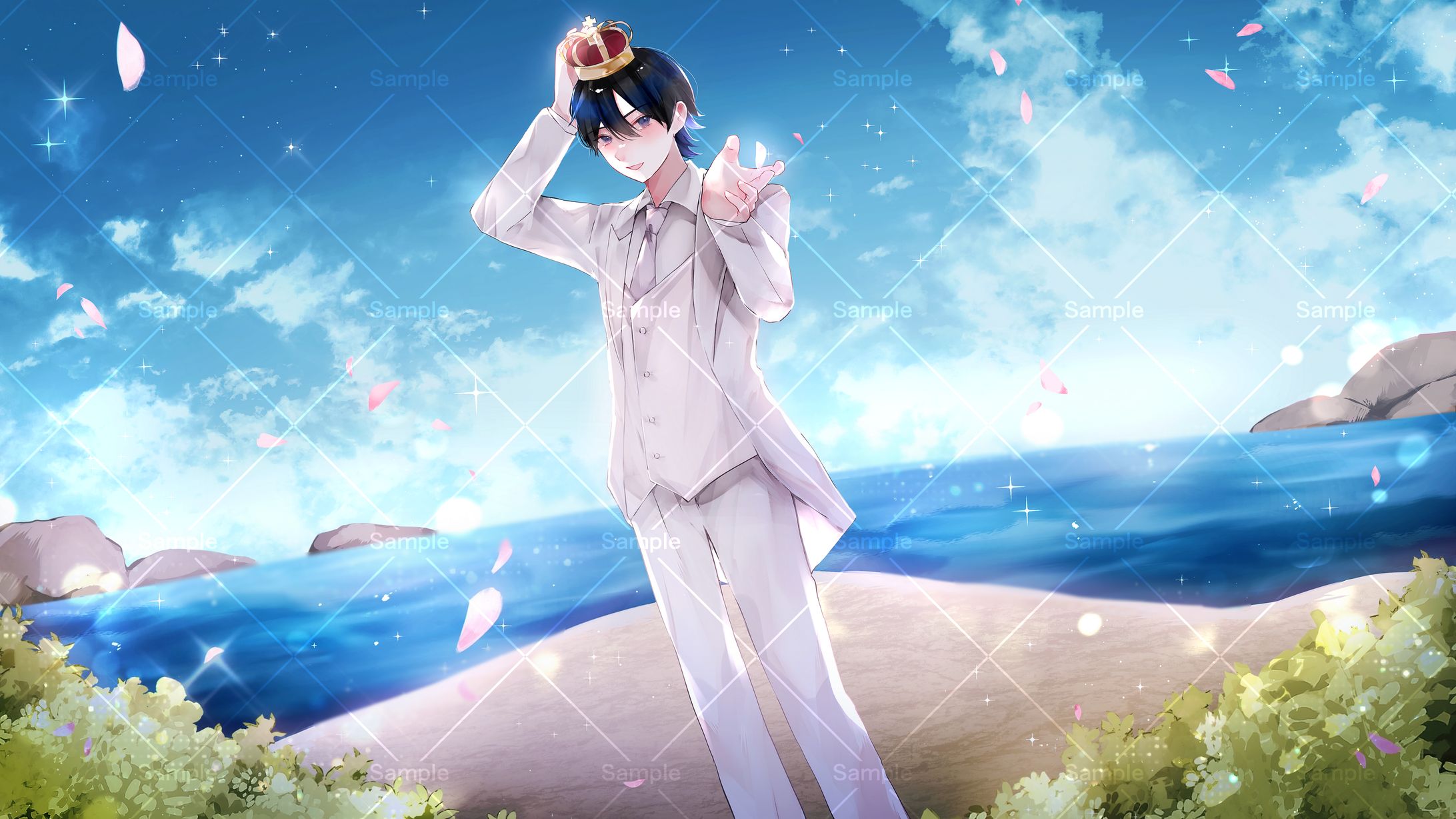 風見翅様 誕生日イラスト(2023.12)-1