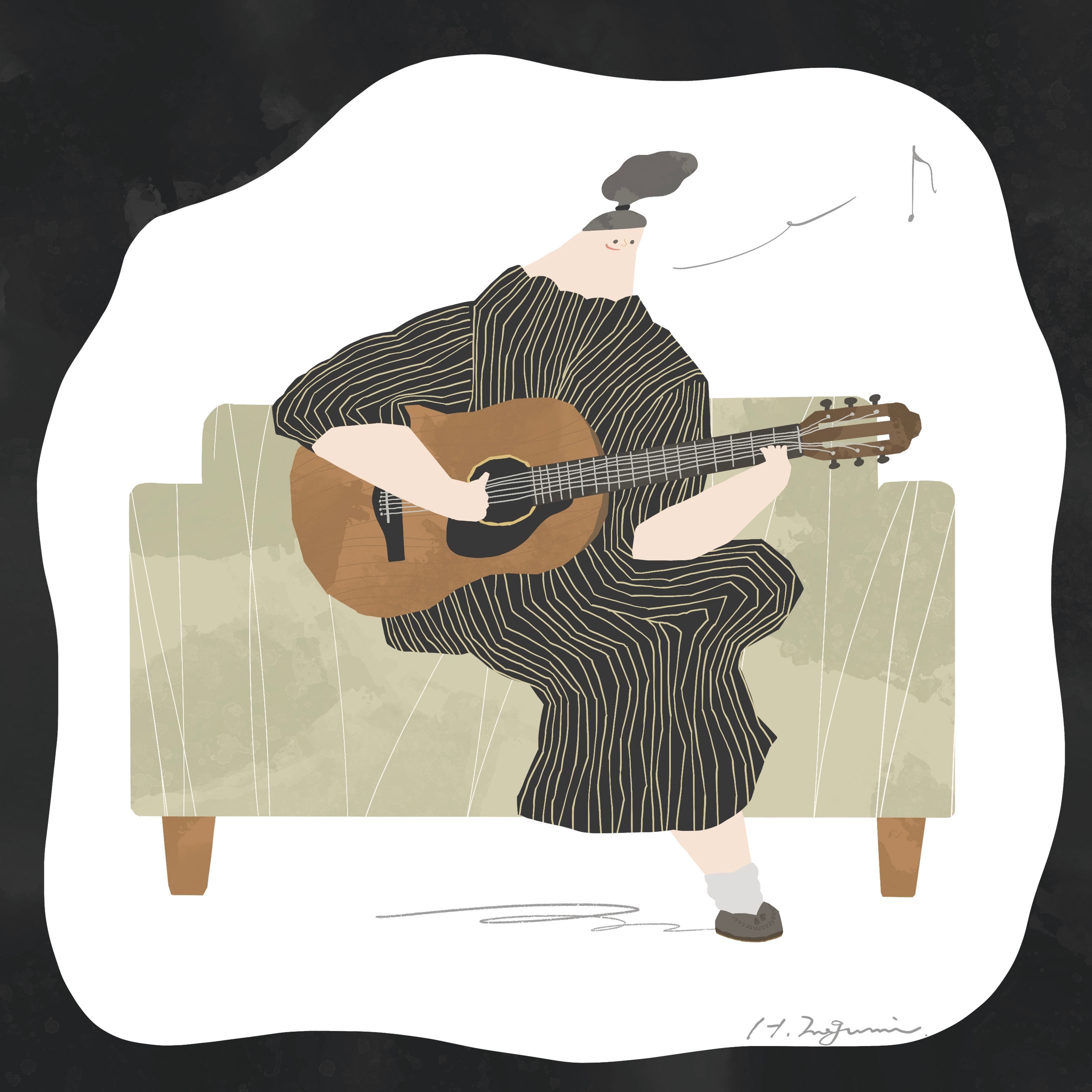 夜な夜なギター-1