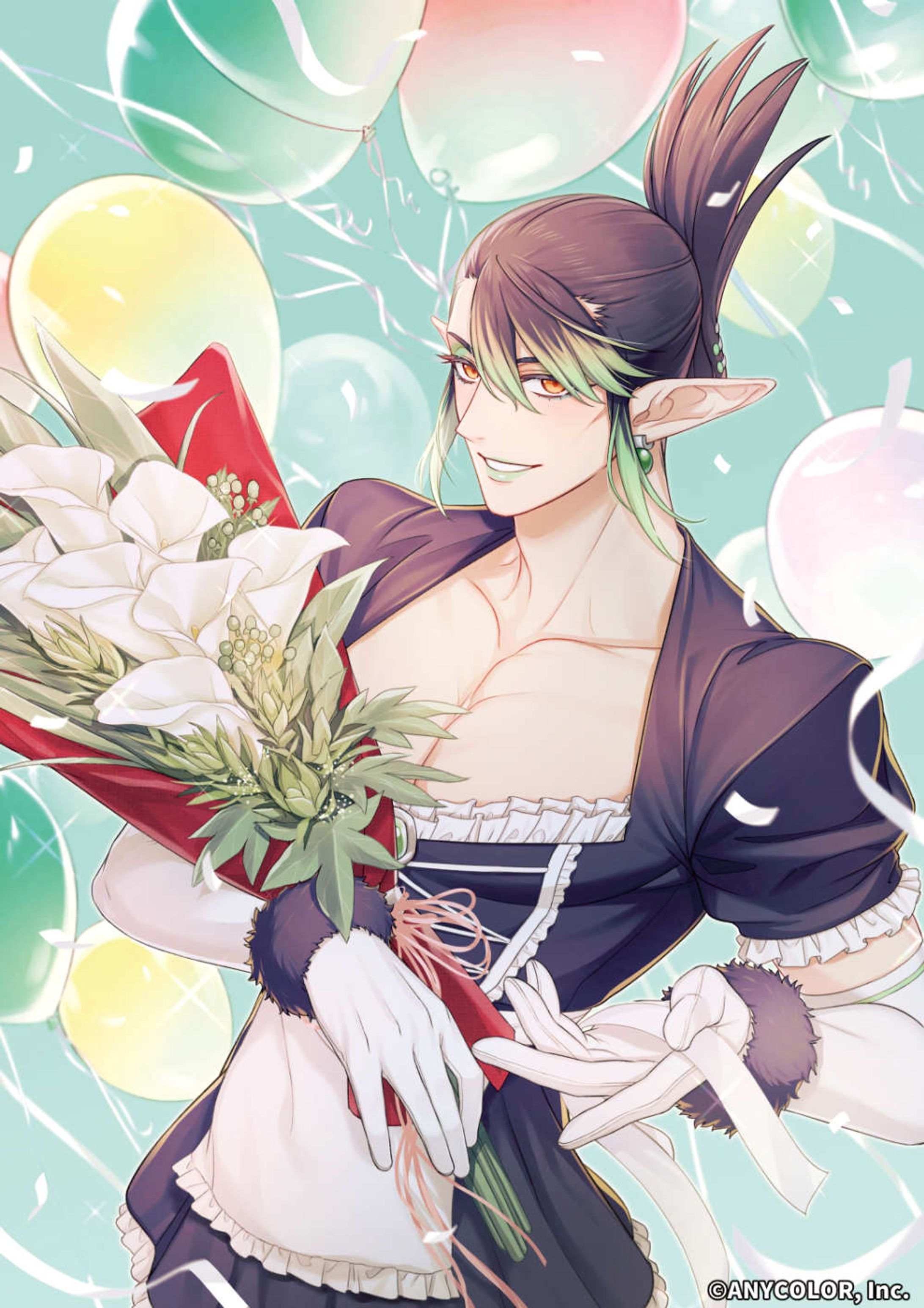【work】にじさんじ所属 花畑チャイカ 誕生日グッズイラスト担当-1
