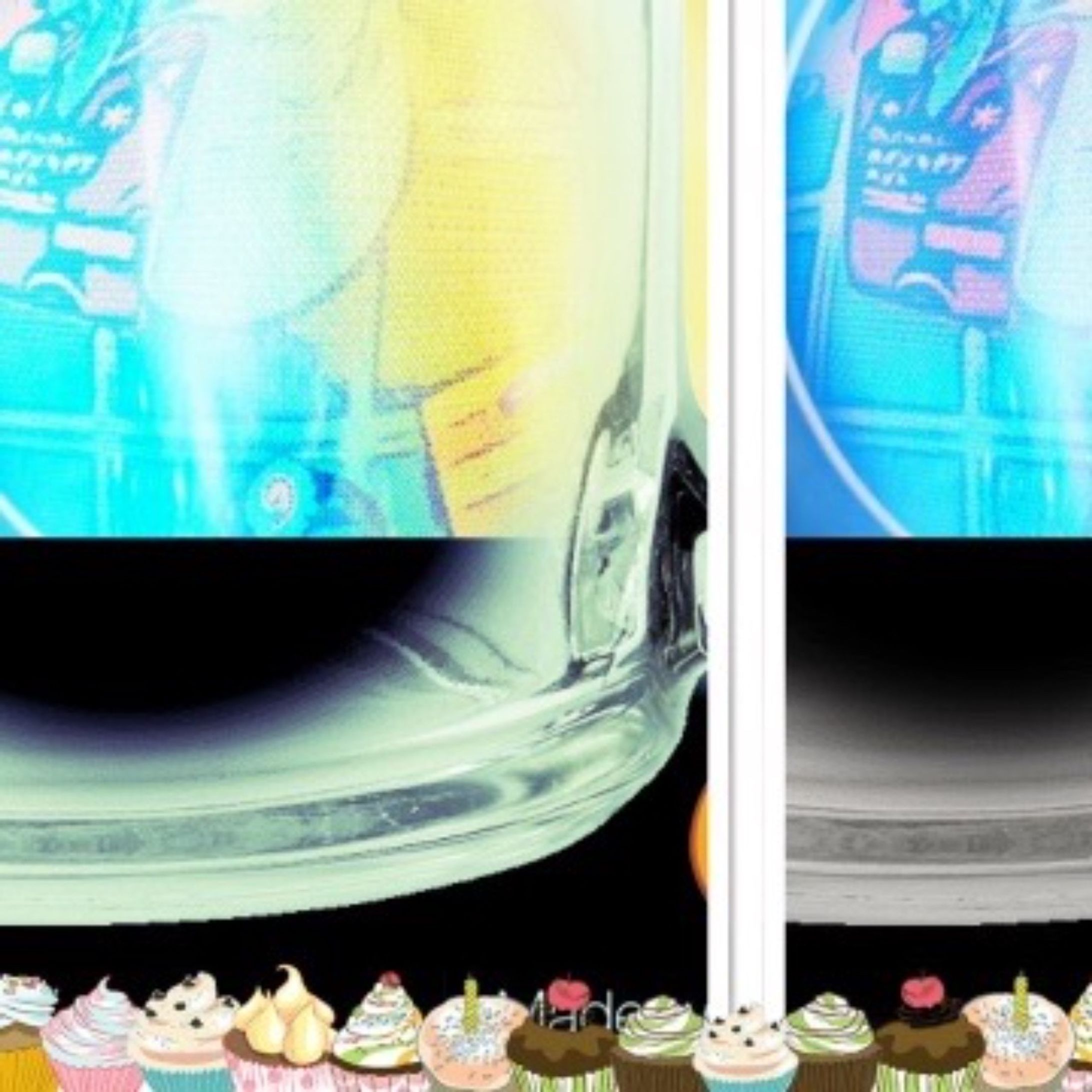 キラキラなクリスマス風の写真風加工イラスト-1