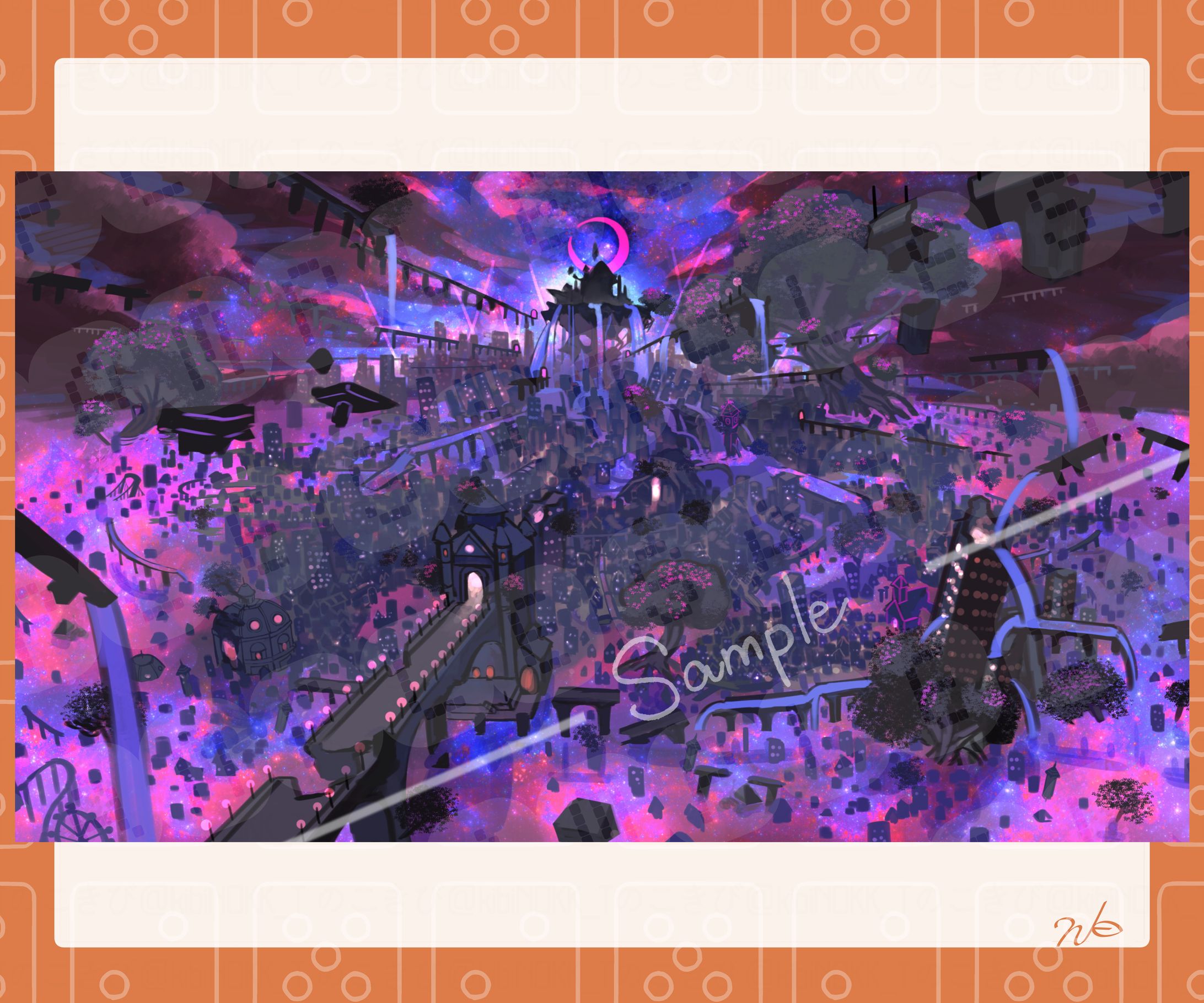 【ご依頼】一枚絵ラフの制作-1