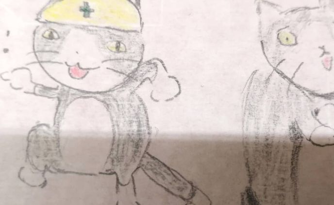 【アナログ】色鉛筆イラスト