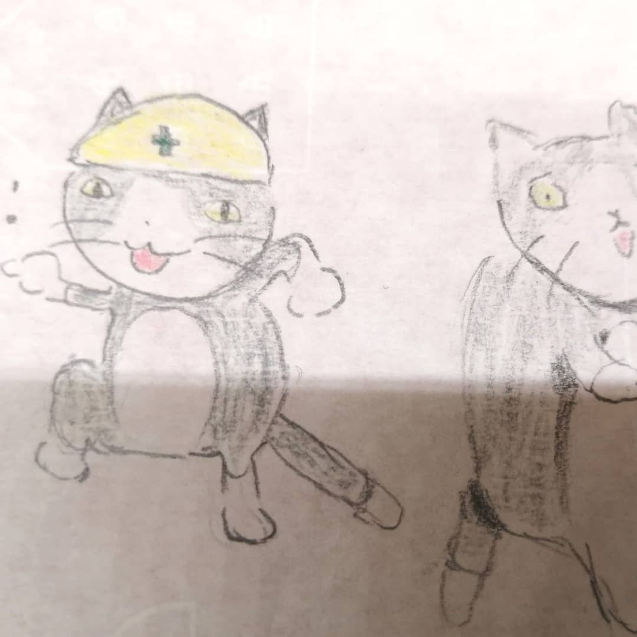 【アナログ】色鉛筆イラスト-1