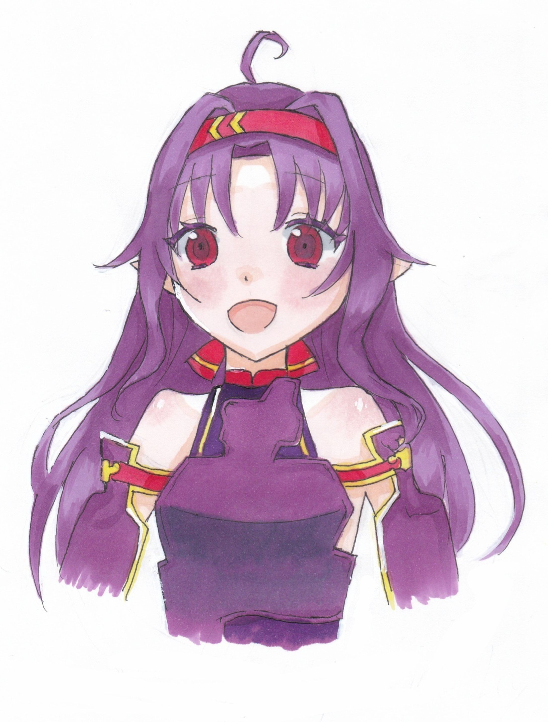 趣味絵|二次創作|ユウキ(SAO)-1