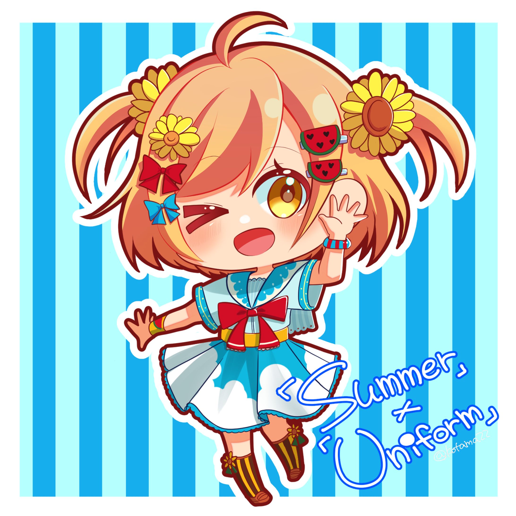 【オリジナル】夏×制服-1
