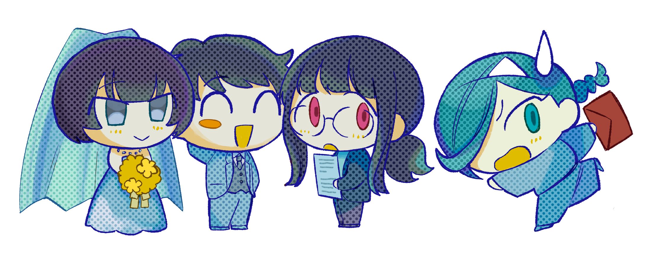 SDキャラ（単行本裏表紙イラスト）-1