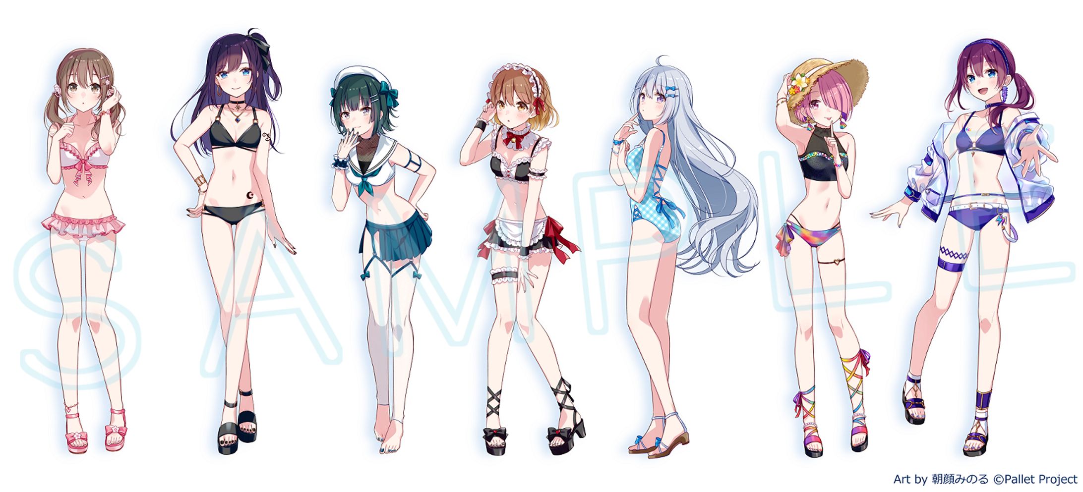 『Palete Project』夏グッズイラスト-1