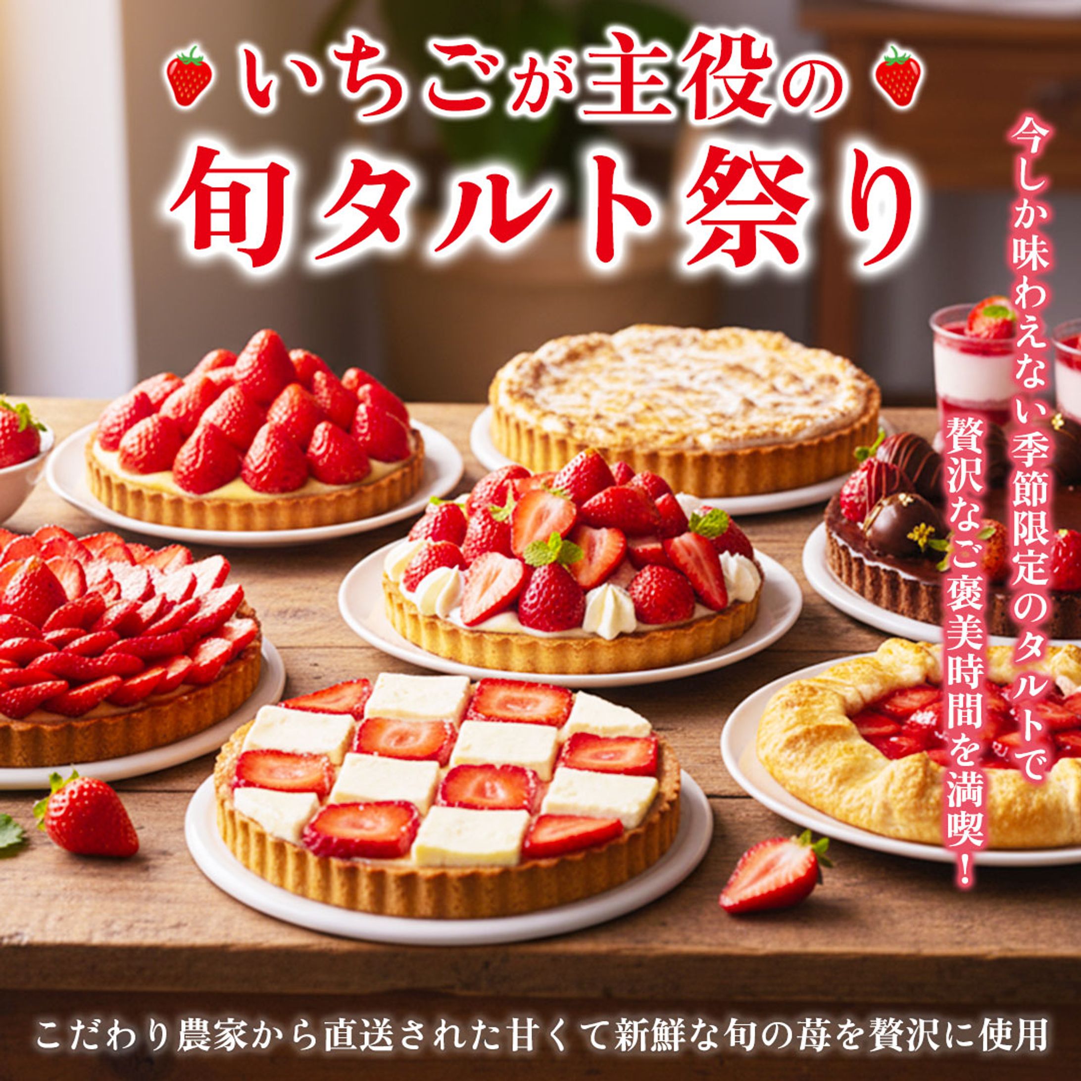 自主制作：いちごタルト祭り-1