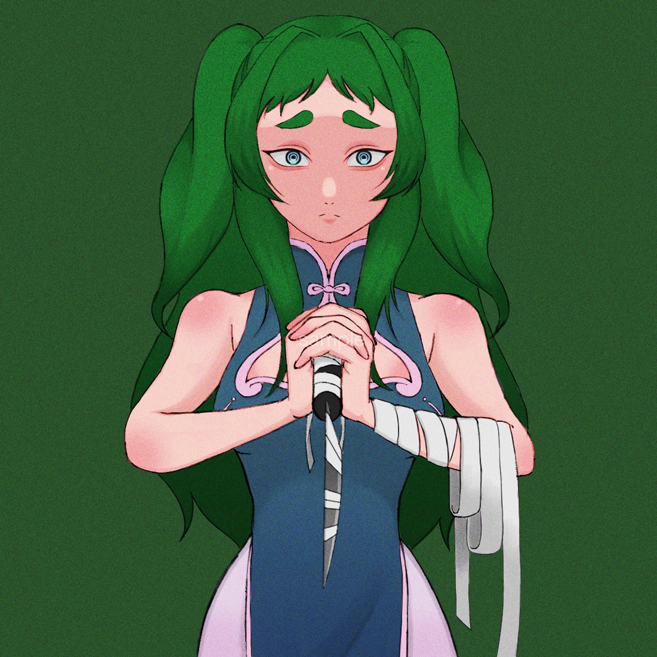 【個人依頼】Vライバー、IRIAM用サムネイラスト-1