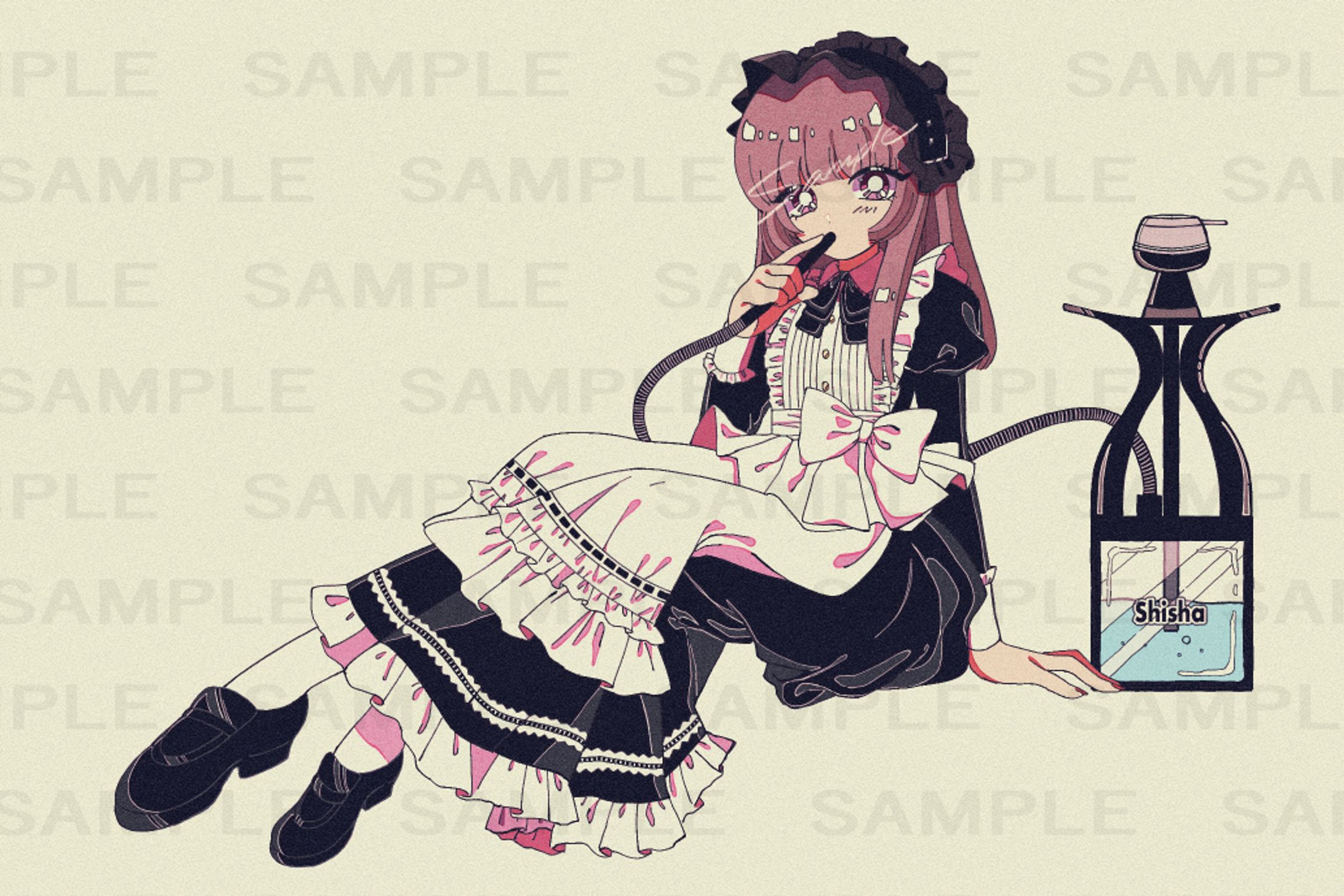 メイドとシーシャ-1