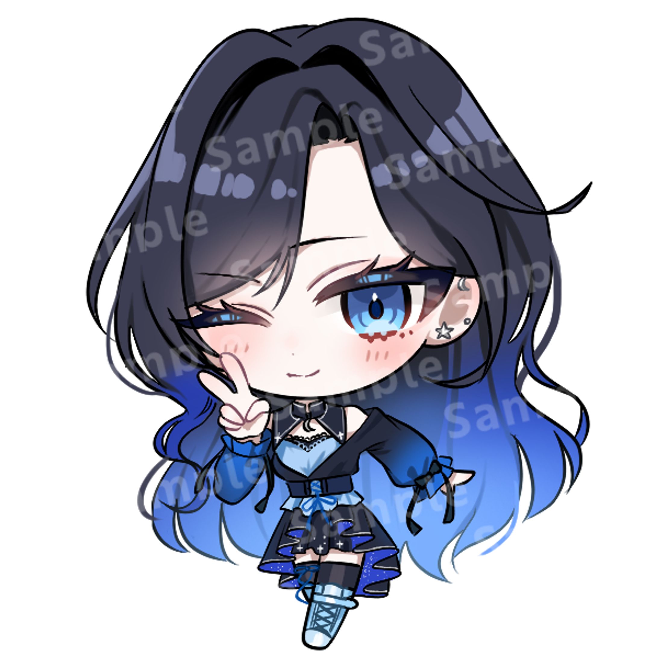 〈Work〉星川るちる様SDイラスト-1