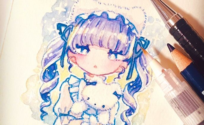 🐻‍❄️✨

#illustration #artwork #drawing #watercolors #kawaiiart #copicart #cuteart #mangaart
#イラスト #イラストグラム #水彩 #透明水彩 #水彩イラスト #アナログ #アナログイラスト #いらすとぐらむ
#일러스트 #드로잉 #그림스타그램 #插图