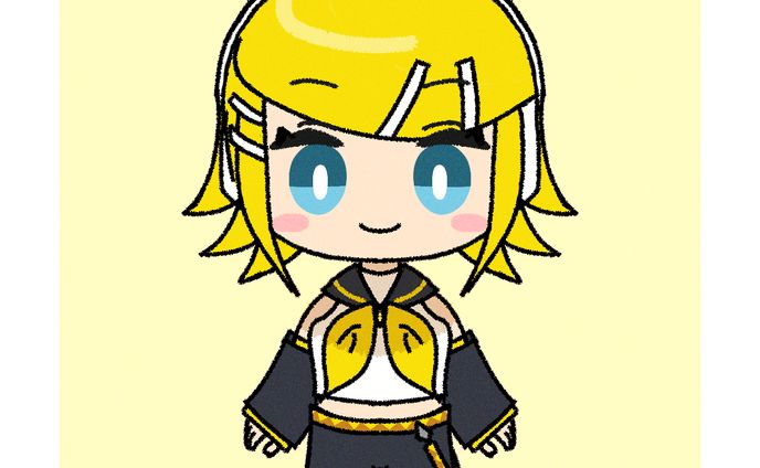 鏡音リン デフォルメキャラクター